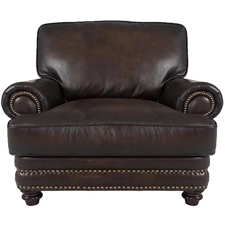 Traditional Chair with Nailhead Trim